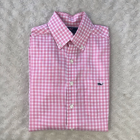 Vineyard Vines Other - Vineyard Vines Slim Fit Tucker Shirt Pink Gingham
